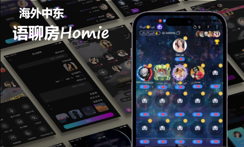 海外社交语聊房Homie开发案例